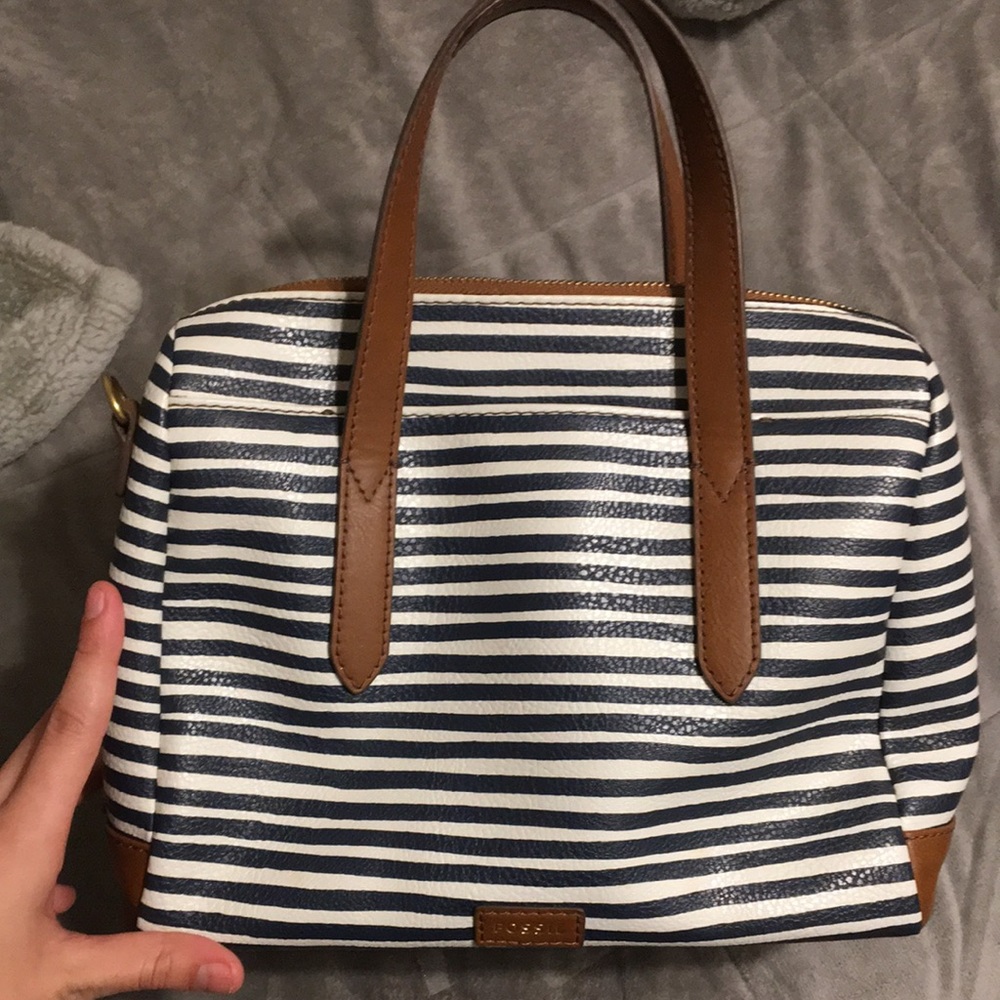 FOSSIL striped bag
